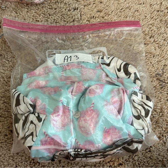 Art Class Target‎ Preppy Polyester Girls Matching Pajama Set Bundle Small 6/6X - Picture 13 of 13